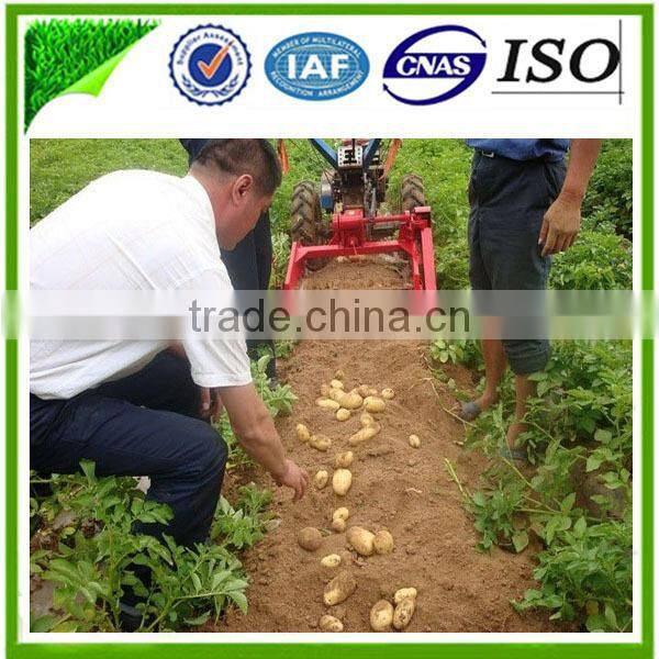 Single row attach to walking tractor used mini potato harvester