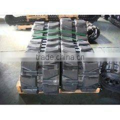 Rubber track belt rubber track shoe pads