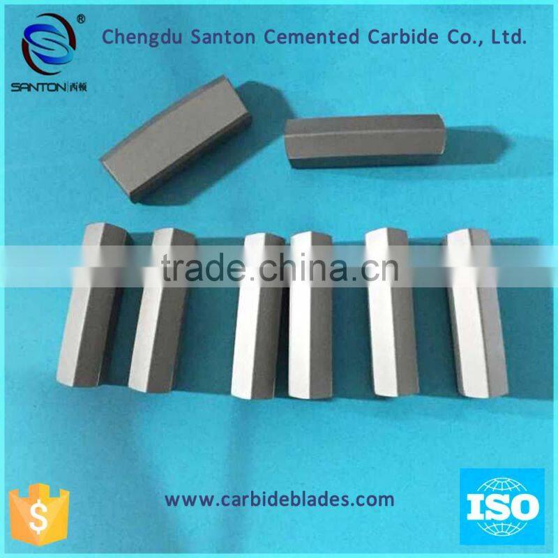 K10 K20 Top quality cemented tungsten carbide insert for wood chipper blade