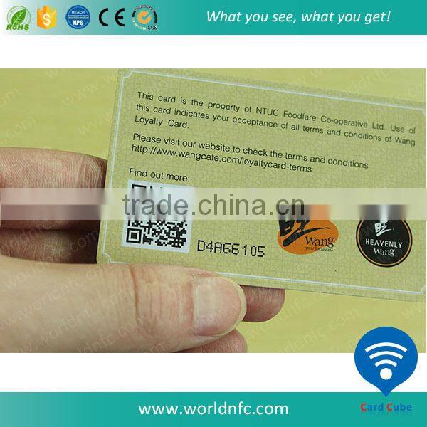 85.5*54mm CR80 Size RFID Card