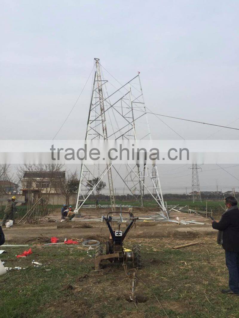 Aluminum Alloy Inside Suspension Lattice Gin Pole Apply to assemble and erect the tower and pole