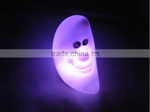 romantic smily moon colorful table lamp little night light