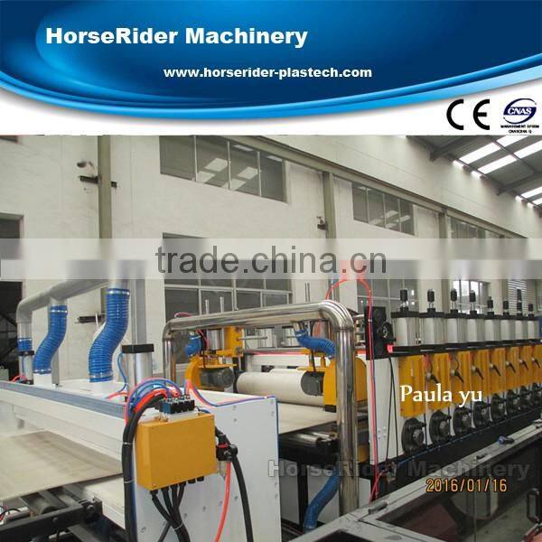 pvc celuka foam sheet extruder line/plastic sheet making machine/plastic extrusion machine extruder