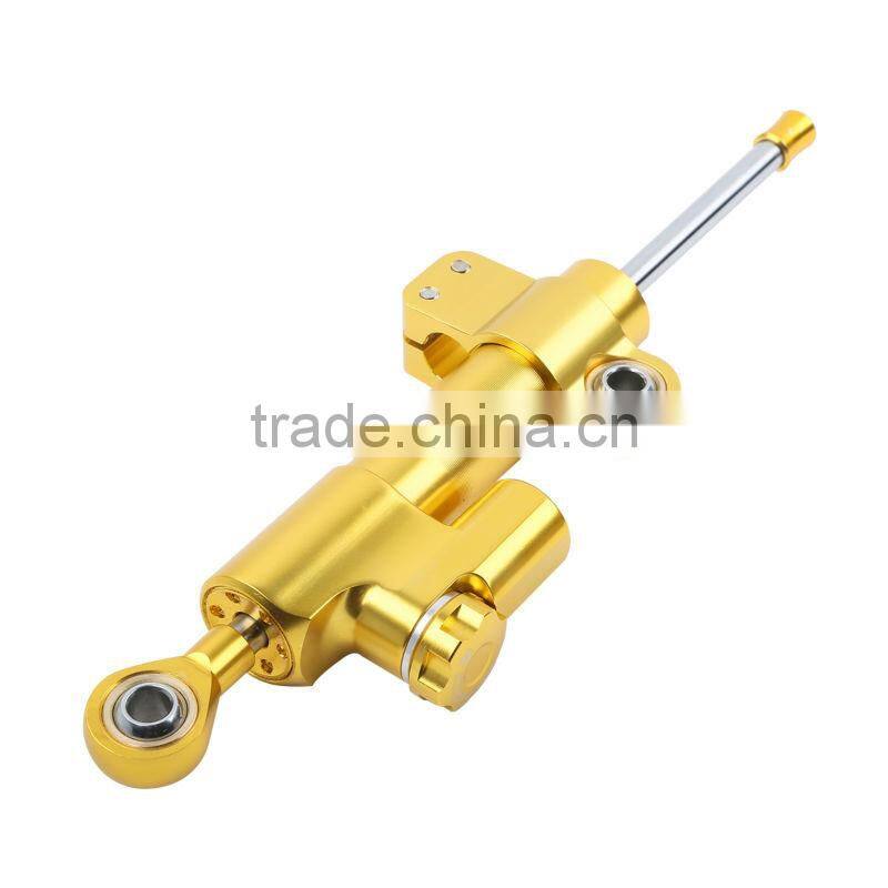 for Universial Motorcycle Adjustable Steering Damper Stabilizer Top Quality Gold