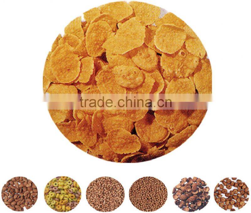 2015 best selling China Dayi Honey Cornflake breakfast cereals processing line