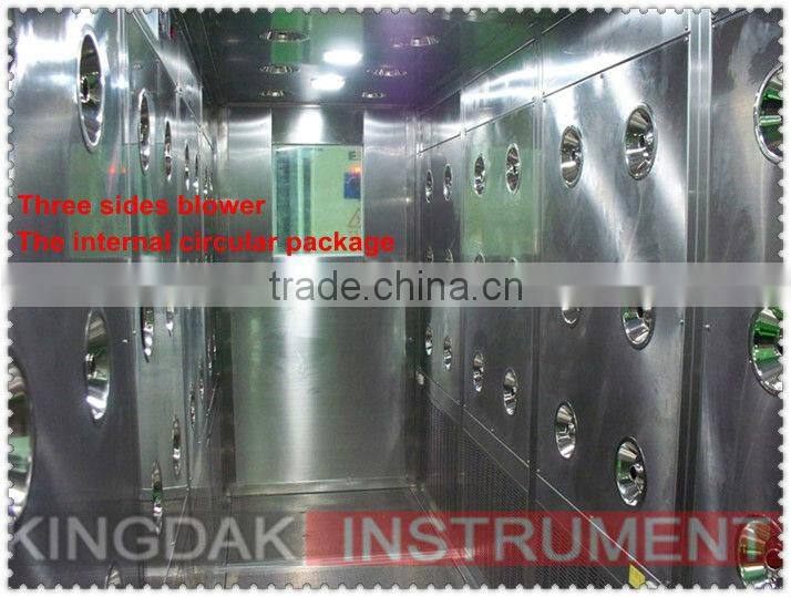 Full stainless steel cleanroom Air show/Automatic Air shower