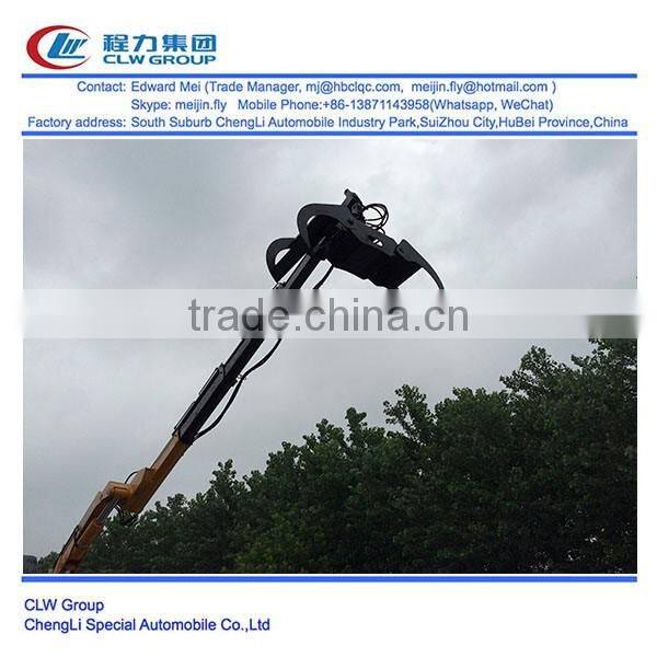 Dongfeng 6*4 truck tractor with crane 200 ton liebherr truck crane