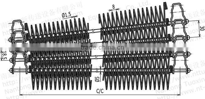 Spiral Mesh Belt for Conveyor System