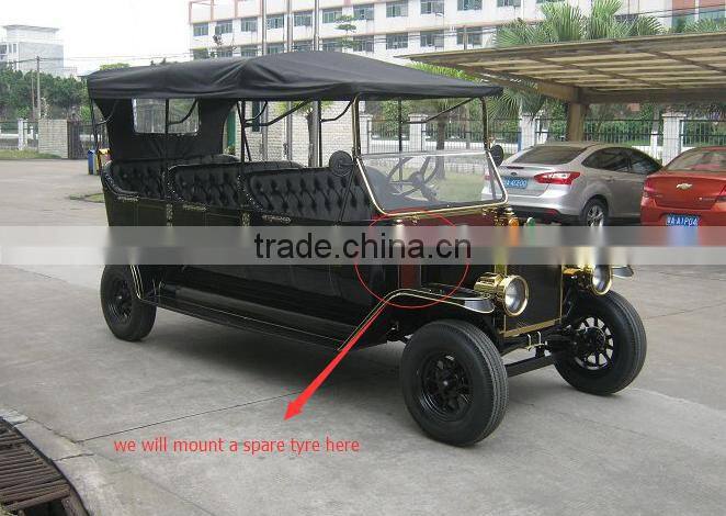 New 8 passengers classic electric golf cart retro car