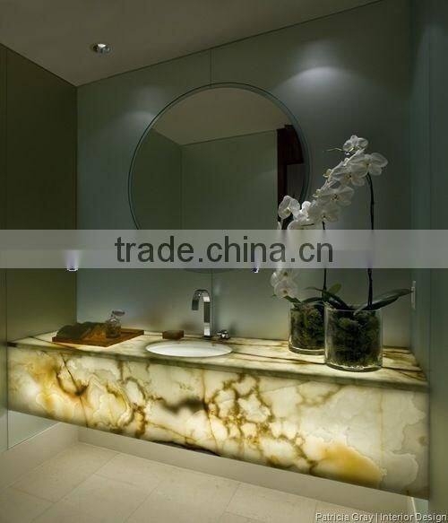 UNIQUE DESIGN ONYX BATHROOM COUNTERTOPS