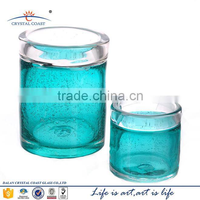 Made in China unique large luxury glass candle jar
