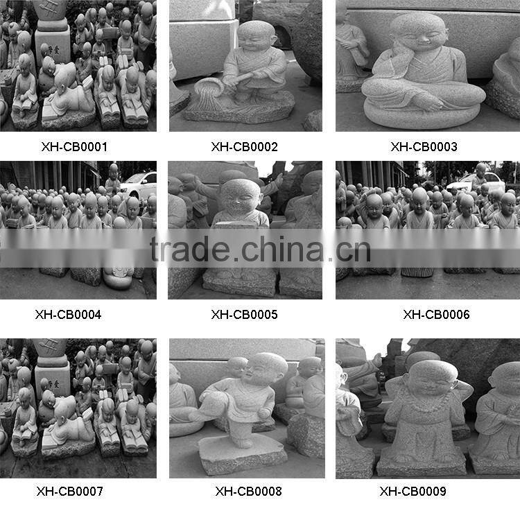 Lovely stone monk buddha statue with package