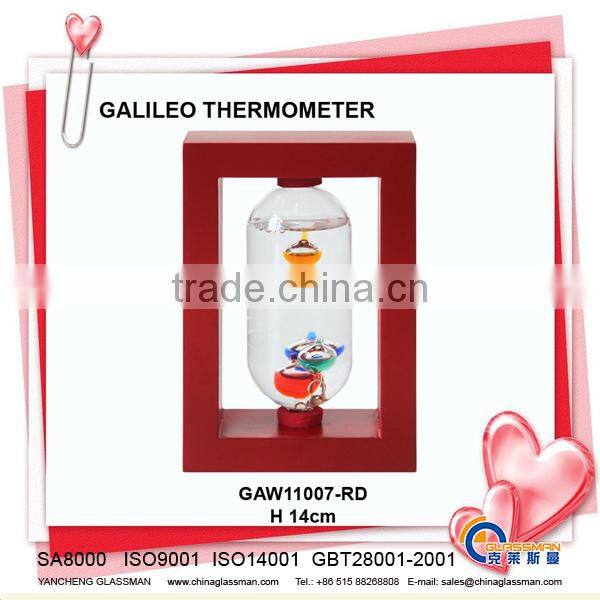 G101-YL decoration thermometer galileo thermometer