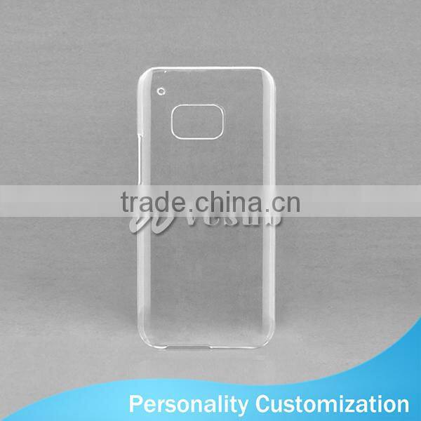 Wholesale Custom Design Light Weight Bulk 3D Clear Blank Sublimation Plastic Mobile Phone Case For HTC One M9