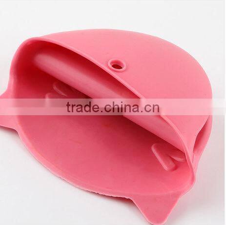 Non-stick colorful silicone oven mitt