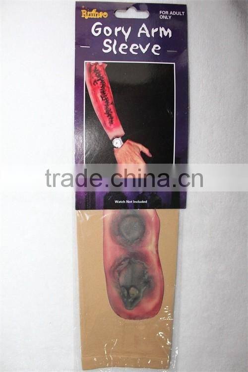 halloween horrible zombie gory long arm sleeve