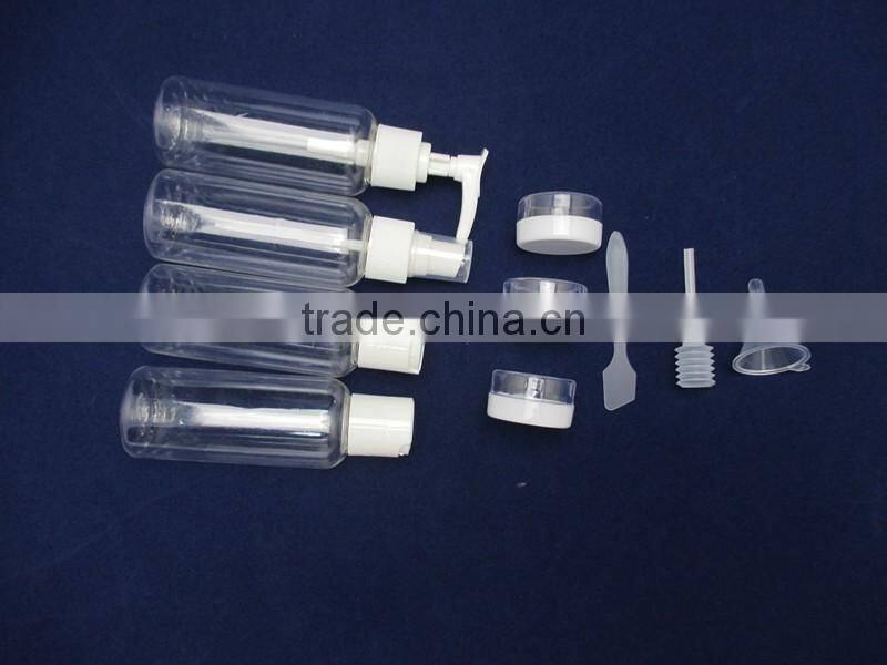 10pcs traveling bottle sets transparent bottle sets for women