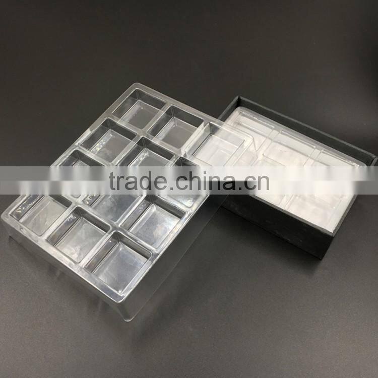 Environment chocolate candy plastic packaging tray manufacture