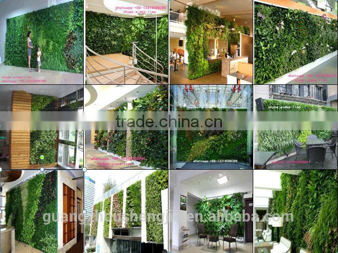 Q113001 wedding decoration green wall China manufacturer artificial flower wall