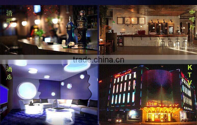 popular Plastic Material plastic led chairs with arms