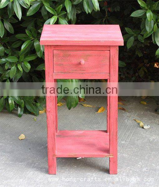 antique wooden flower rack