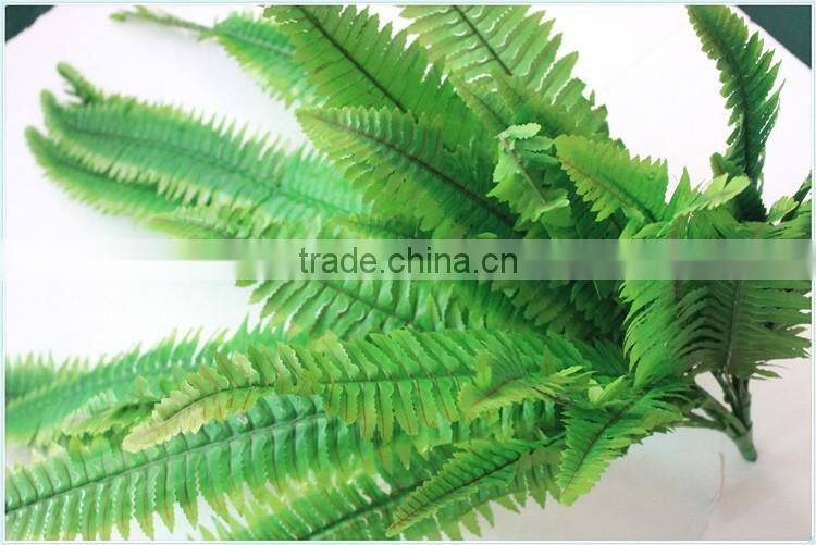 Artificial outdoor and indoor fern plants for decoration