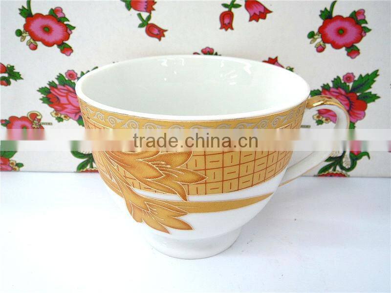 Popular Porcelain Ceramic tea cup and saucer sets
