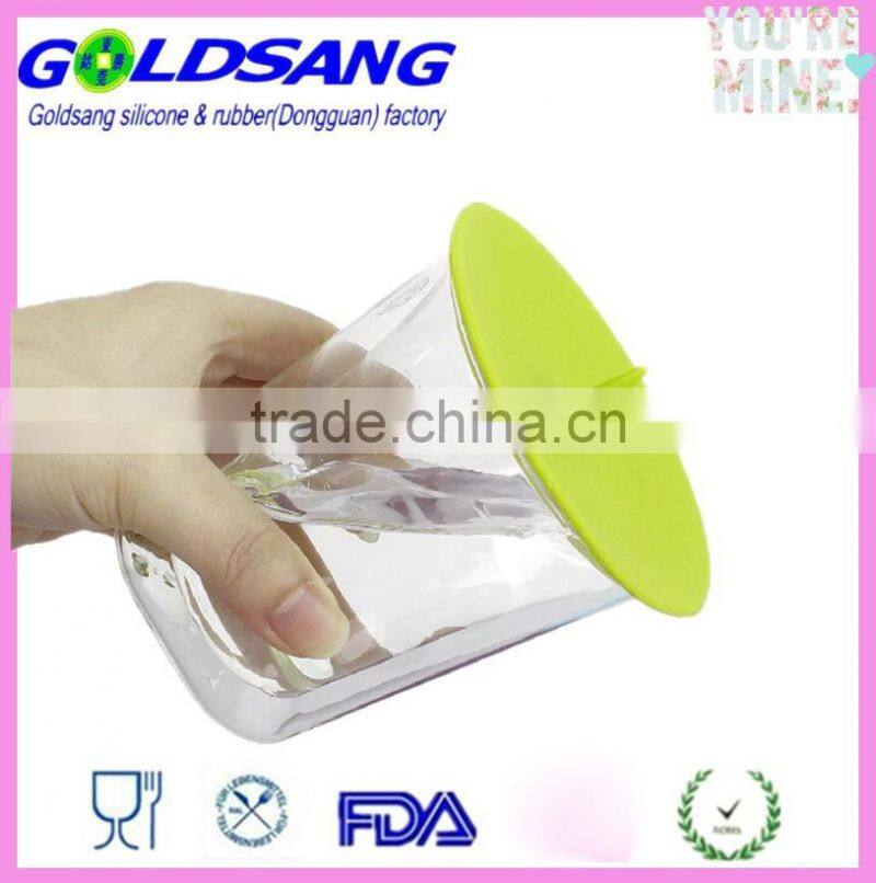 Silicone Leakproof Coffee Mug Suction Lid Airtight Sealed Cup Cover