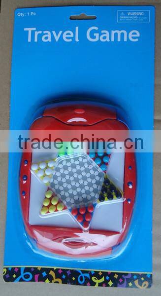 New arrival plastic mini Chinese checkers travel game