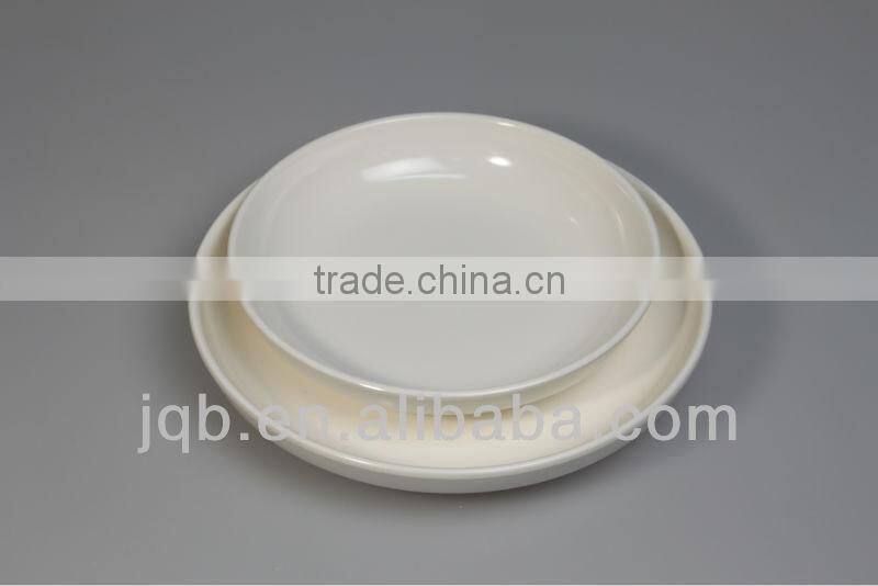 Big 3 compartment melamine plate
