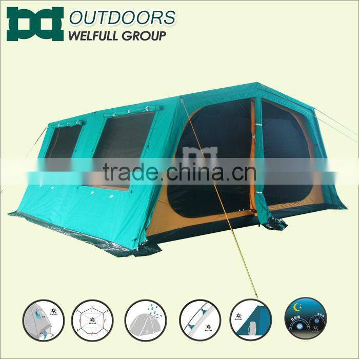 big largest tents camping family using for 12 person