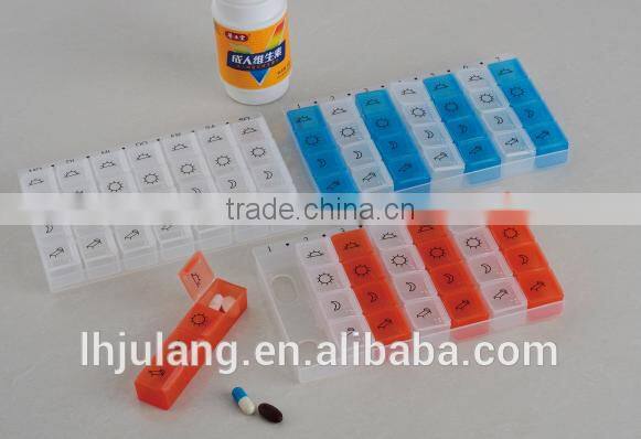 2017 Useful Plastic 28dayspill organizer / Plastic Monthly pill box