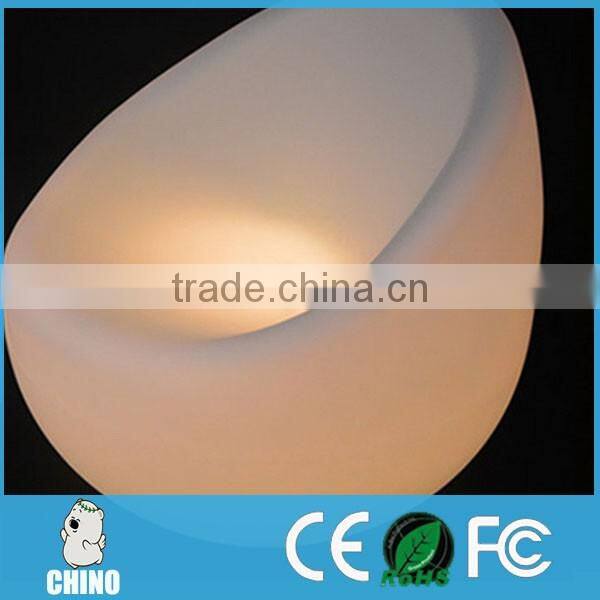 Illuminated Led Waterproof sofa with rechargeable battery