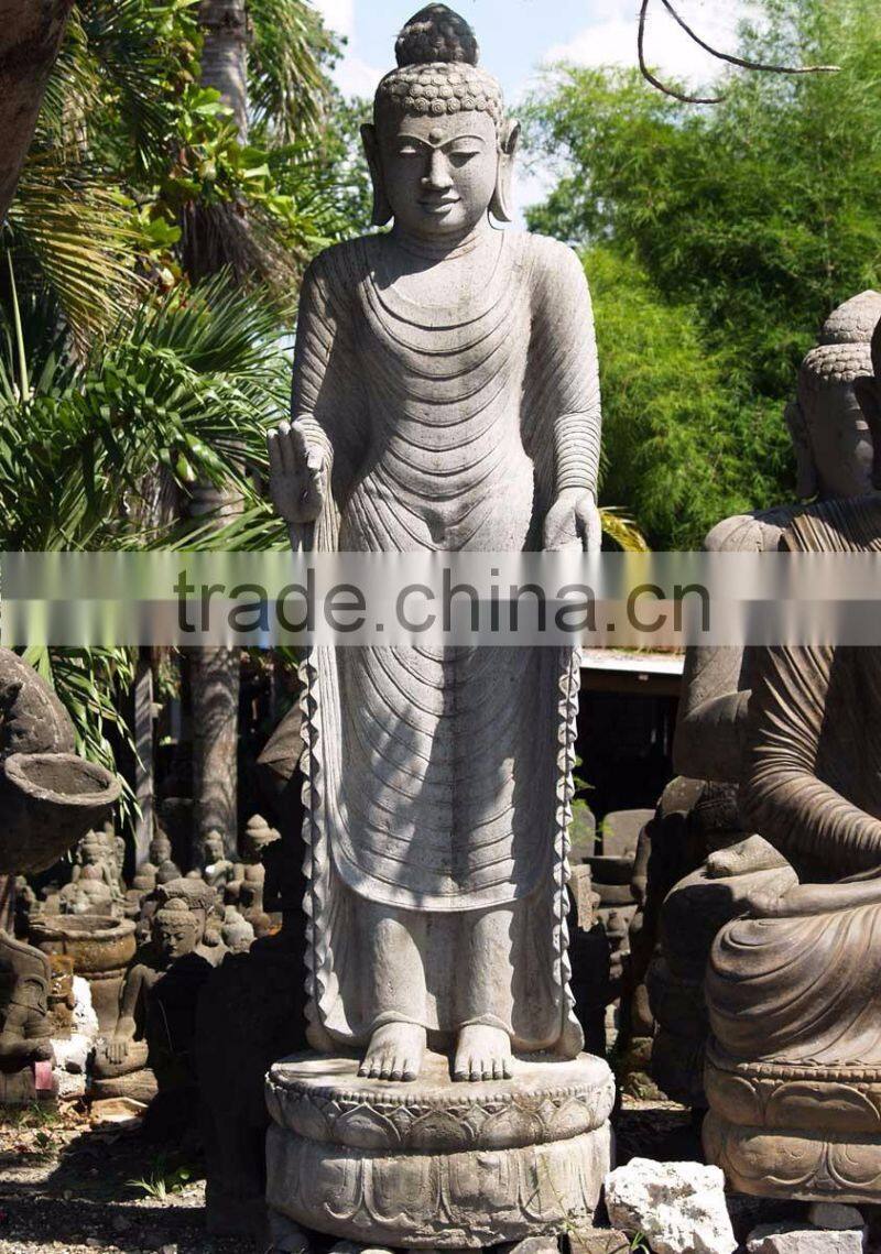 High quality church religion marble standing buddha statue