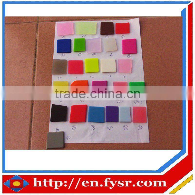 Colorfull silicone rubber belt with metal buckle