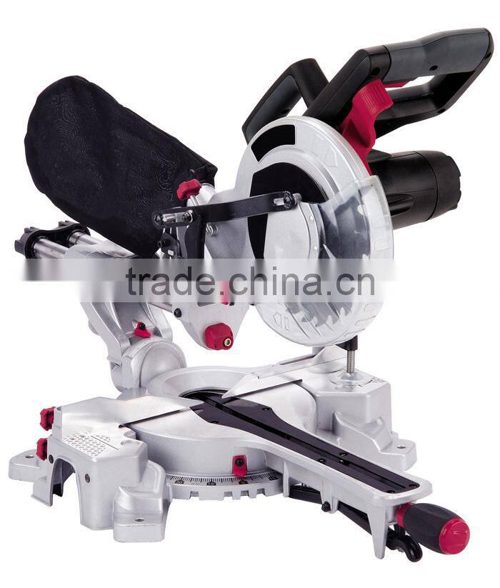 1400W Aluminium Cutting Cut Off Machine Circular Saw Electric Power 210mm Sliding Miter Saw