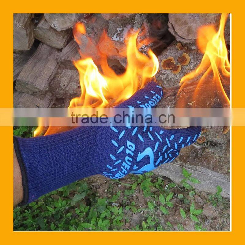 HitzebestAndig bis 500C elegantes Design Vielseitig einsetzbar Grill handschuhe Kaminhandschuhe Topfhandschuhe BBQ handschuhe