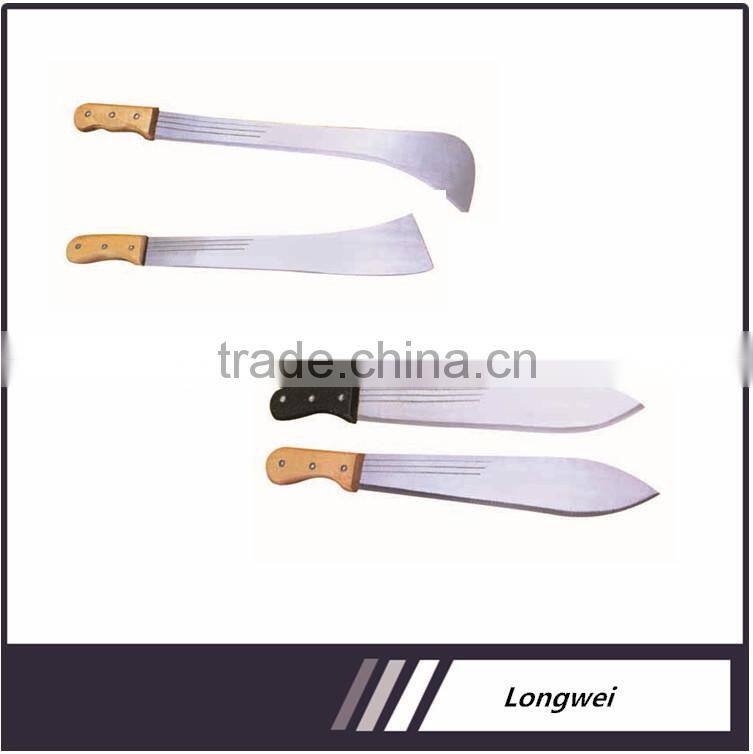 High quality sugarcane cutting knife with wooden handle Machete204