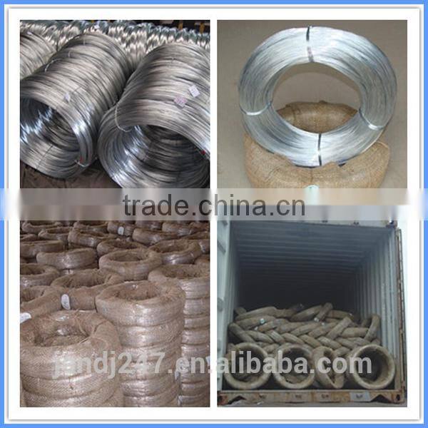 Galvanized zinc coated iron wire for binding