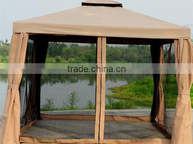 3.5x3.5m Metal Fabric Large Outdoor Gazebo