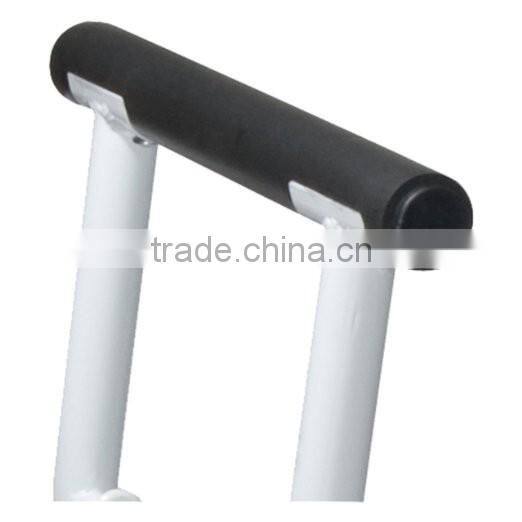 White Stand Alone Toilet Safety Rails Arms Support Toilet Armrests