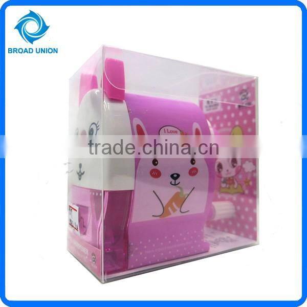 Plastic Scholar Pencil Sharpener Cat Shaped Pencil Sharpener