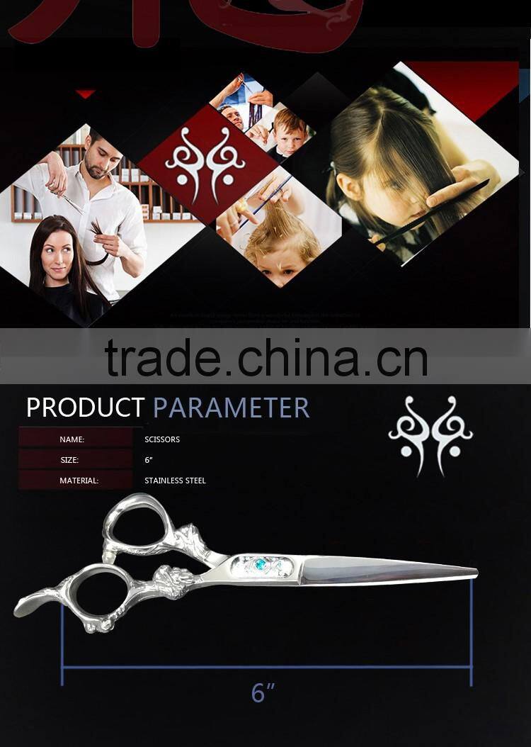 2017 Newest design barber scissors Japanese 440C steel Hair scissors