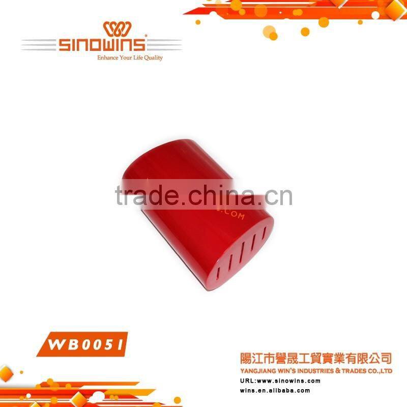 WB0051 Universal 5pcs slotted Knife Block PP Stand