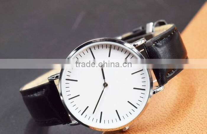 2017 Big Dial Two Pin Man Watch Branded Watch OEM Quartz Watch