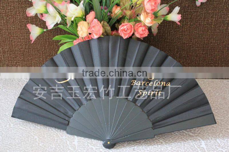 Advertising plastic hand folding fan