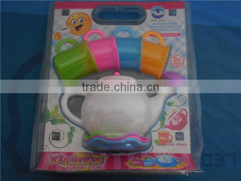 2016 new fashion Deluxe kitchen play toy food tea set for boys