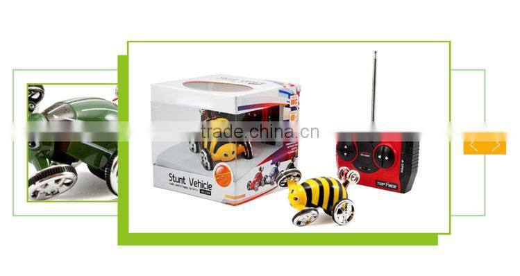 Hot sale 4 CH 360 degrees wheels remote control stunt track car toy