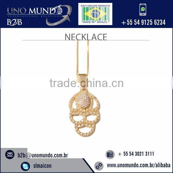 Elegant Gold Plated Pendant Necklace at Leading Market Price