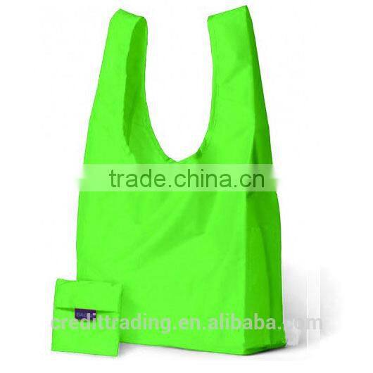 reusable polyester folding shopping bag
